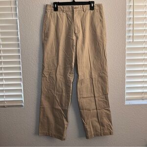 Dockers Pants Mens 32x30 Relaxed Fit Pleated Classic Khaki Beige